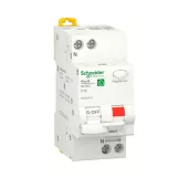 Автоматический выключатель дифференциального тока (АВДТ) Schneider Electric Resi9, 16A, 30mA, тип AC, кривая отключения C, 2 полюса, 6kA, электро-механического типа, ширина 2 модуля DIN