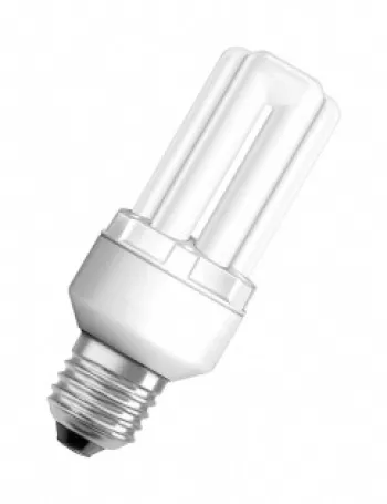 DULUX EL LL 7W/827 (мягкий теплый белый) 220-240V E27 - лампа люминесцентная со встроенным ЭПРА, Osr