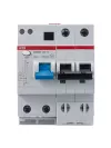Автоматический выключатель дифференциального тока (АВДТ) ABB DS202, 16A, 30mA, тип AC, кривая отключения B, 2 полюса, 6kA, электро-механического типа, ширина 4 модуля DIN