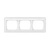 Рамка Jung SL 500 на 3 поста, горизонтальная, белый (фото 1)
