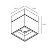 Kreon Светильник настенно-потолочный Prologe 145, 14х14х15,5см, 1x50W G53 QR111, белый металл