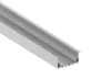 Встраиваемый алюминиевый профиль 85х35х2000 мм. Цвет: Анодированное серебо