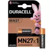 Duracell Батарейка алкалиновая A27 MN27 для пультов сигнализаций 12v (блистер 1 шт.)