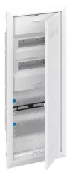 Abb STJ Шкаф комбинированный  с дверью с вентиляционными отверстиями (4 ряда) 24М