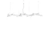 Donolux подвесной светодиодный светильник XXX 1550x460мм.,115Ватт, 9100Lm, 3000К, IIP20, 43х55 мм.,