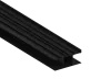 Накладной двусторонний алюминиевый профиль, 42,3х90х2000. Цвет: Черный, RAL9005