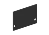 Боковая заглушка для профиля L18511 Цвет:Черный. RAL9005