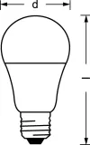 Лампа светодиодная LED Value A125 3000K 15Вт грушевидная матовая E27 230В Osram 4058075579095