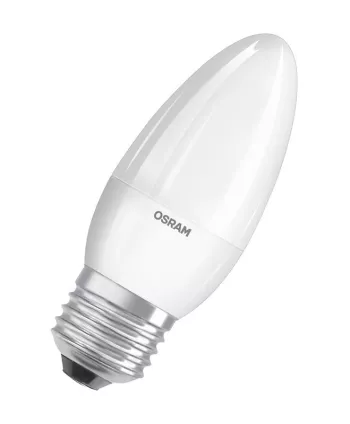 Лампа светодиодная LED Value B75 3000К 10Вт свеча матовая E27 230В Osram 4058075579538