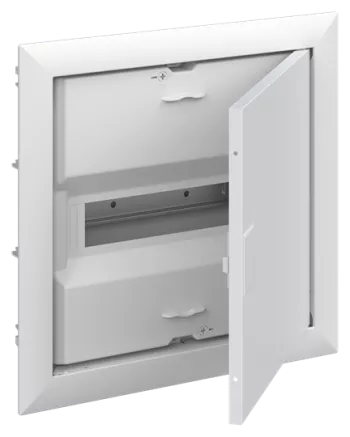 Шкаф внутреннего монтажа UK600 12М, 1 ряд на 12/14 модулей, с дверью, с винтовыми клеммами N/PE, UK612E2