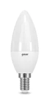 Лампа Gauss Black Свеча 9.5W 890lm 3000К E14 LED 220V