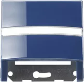 Gira s-color синий Накладка с опорной пластиной для розеток средств связи