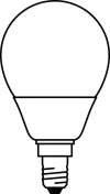Лампа светодиодная LED Value P60 4000К 7Вт шар матовая E14 230В Osram 4058075579651
