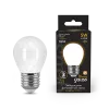 Лампа Gauss Black Filament Шар 5W 420lm 2700К Е27 milky LED 220V