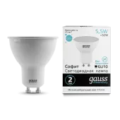 Лампа Gauss Elementary MR16 5.5W 450lm 4100К GU10 LED 220V