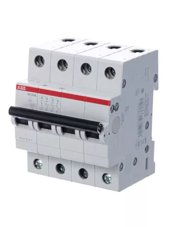 Автоматический выключатель ABB SH200L, 4 полюса, 10A, тип B, 4,5kA