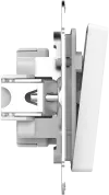 Выключатель двухклавишный Schneider Electric Atlas Design, на винтах, ip44 белый (фото 7)