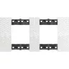 Рамка Пиксель на 2 поста (2+2 модуля) с двумя суппортами K4702, Bticino, серия Living Now