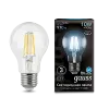 Лампа Gauss Black Filament А60 10W 970lm 4100К Е27 LED 220V (фото 1)