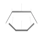 Donolux подвесной светодиодный светильник, 114 Ватт, 7840Lm, 3000К, IP20, 965х1117мм, H73мм, Алюминий