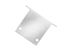 Боковая заглушка для профиля L18502.Цвет:Анодированное серебо