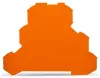 WAGO Концевая пластина, оранжевая