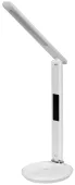 Светильник светодиодный настольный 2011 7Вт на подставке QI-заряд USB-выход кожа белый IEK