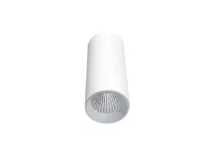 Donolux LED Rollo св-к накладной, 15Вт, D57хH150мм, 1056Лм, 38°, 3000К, IP20, Ra >90, белый RAL9003,