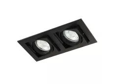 Donolux LED Skelin св-к встраиваемый поворотный, GU10, D180х92хH28мм, IP20, черный RAL9005, без ламп