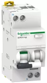 Автоматический выключатель дифференциального тока (АВДТ) Schneider Electric Acti9 iDPN N Vigi, 16A, 30mA, тип AC, кривая отключения C, 2 полюса, 6kA, электро-механического типа, ширина 2 модуля DIN