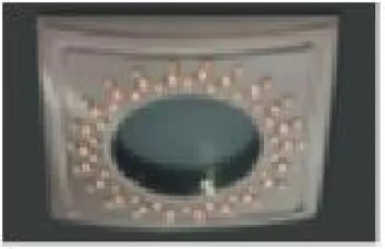 Точечный светильник DONOLUX SN1516-NM/lt.peach, 66 крист.