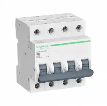 Автоматический выключатель City9 Set Systeme Electric С 20А 4P 4.5kA 400В