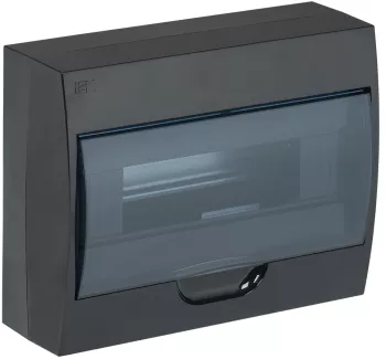 KREPTA 3 Корпус пластиковый ЩРН-П-12 IP41 черный IEK