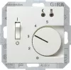 Терморегулятор для тёплого пола Gira System 55, белый матовый