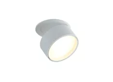 Donolux LED Bloom св-к встраиваемый поворотный, 12Вт, D85хH36мм, 759Лм, 120°, 3000К, IP20, Ra >90 бе