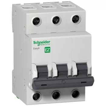 Автоматический выключатель Schneider Electric Easy9, 3 полюса, 25A, тип C, 4,5kA