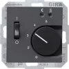 Терморегулятор для тёплого пола Gira System 55, антрацит