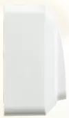 Выключатель одноклавишный с подсветкой Schneider Electric Этюд, на винтах, белый