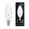 Лампа Gauss Black Свеча 9.5W 950lm 4100К E14 LED 220V