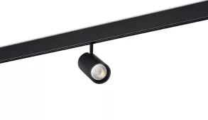 Led светильник Slim Line,  Alpha, DC 48В 15Вт, D55xL115 мм, 1450Лм, 36°, 3000К, недиммируемый, IP20, Ra>90, черный