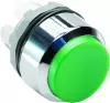 Abb COS  Кнопка MP3-20G зеленая выступающая (только корпус) без подсветки без фиксации
