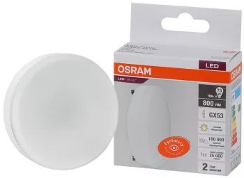 Лампа светодиодная LED Value GX53 3000K 10Вт матовая 230В Osram 4058075582064
