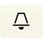 Окошко с символом для KO-клавиш; символ звонок , слоновая кость 33K Jung